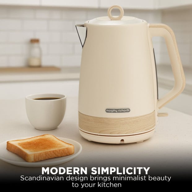 Morphy Richards Essence Scandi 1.7L Electric Kettle w/ Swivel Base BPA-Free Boil-Dry Protection & Scandinavian Design Image 8