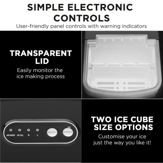 Morphy Richards 15kg Stainless Steel Ice Maker Image 8