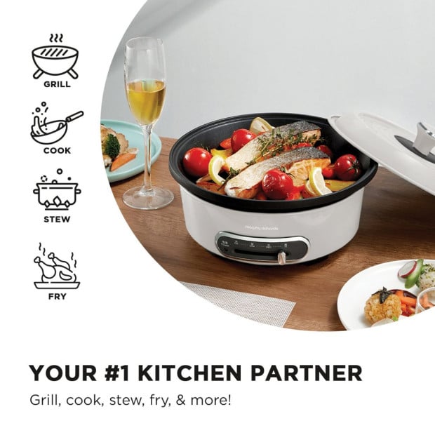 Morphy Richards Round MultiPot - White Image 3