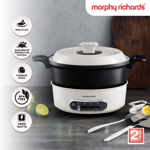 Morphy Richards Round MultiPot - White Image 12