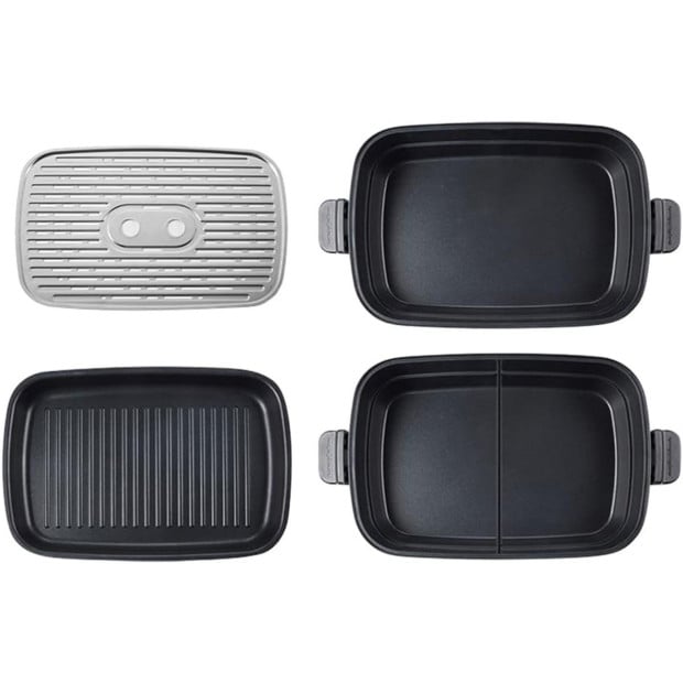 Morphy Richards Non-Stick Electric Hot Pot Cooker 2.5L Dual Pot MRMP25WT Image 8