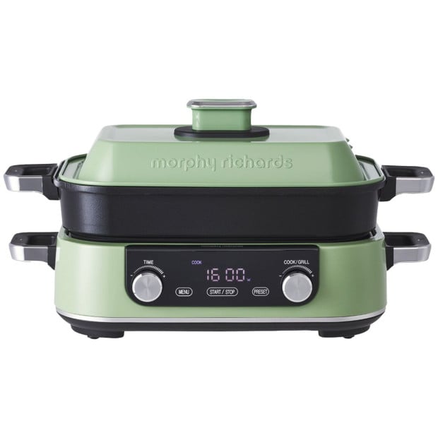 Morphy Richards 3L Non-Stick Multifunction Electric Cooker Pan - Green Image 3