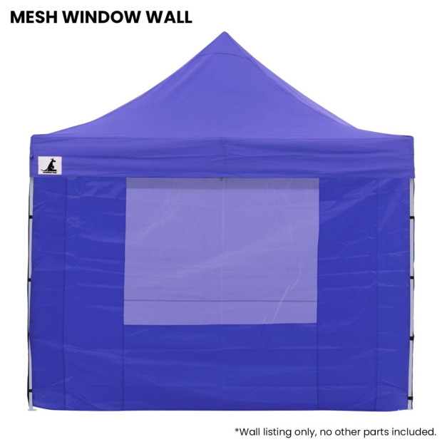 Wallaroo 3x3 Replacement Mesh Wall Blue Gazebo Pop-Up Marquee Image 4