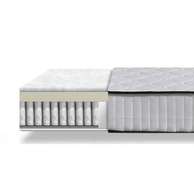 Pocket Spring Foam Euro Top Mattress King Single Image 2