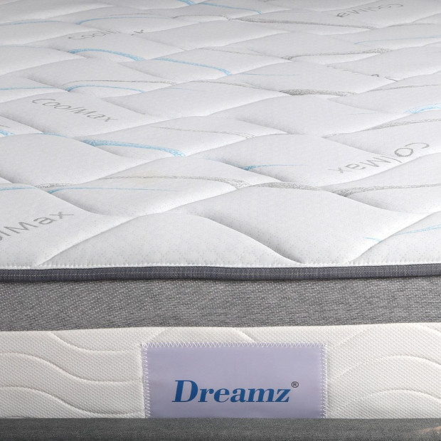 Mattress King Size Bed Top Pocket Spring Medium Firm - 25CM Image 6