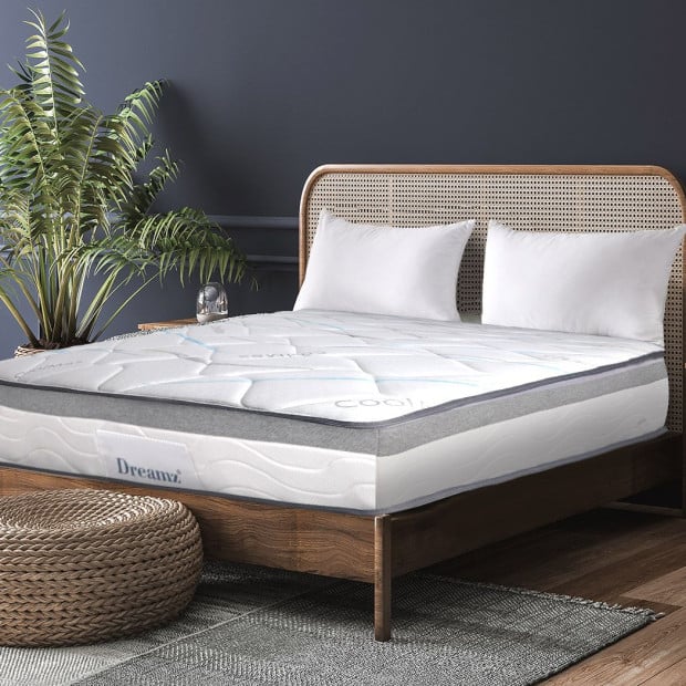 Mattress King Size Bed Top Pocket Spring Medium Firm - 25CM Image 7