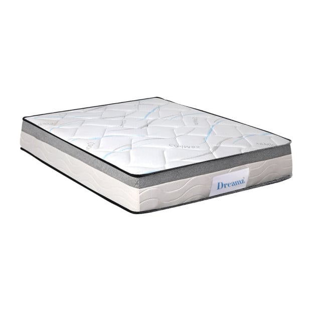 Mattress Queen Size Bed Top Pocket Spring Medium Firm - 25CM Image 2