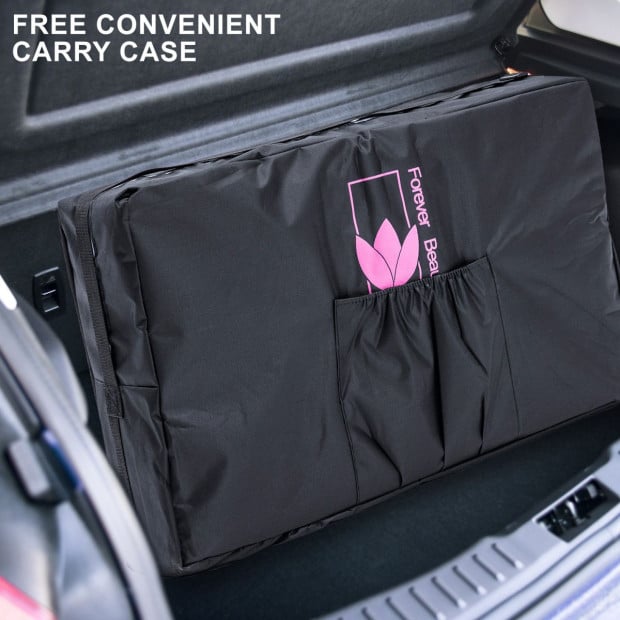 55cm Aluminium Portable Massage Table - BLACK Image 4