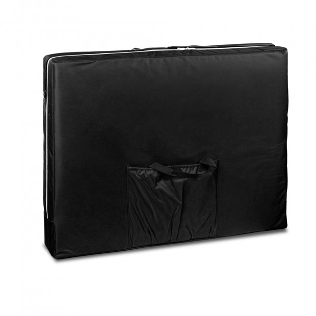 Portable Aluminium 3 Fold Massage Table Chair Bed Black 75cm Image 9