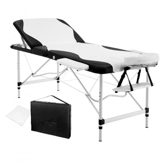 Professional Deluxe Folding Massage Table Black