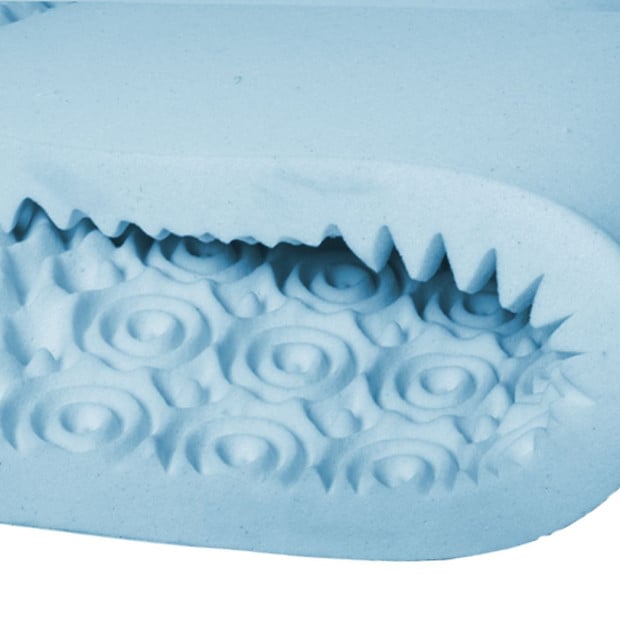 7-Zone Cool Gel Mattress Topper Memory Foam Removable Cover 8CM Double Image 4