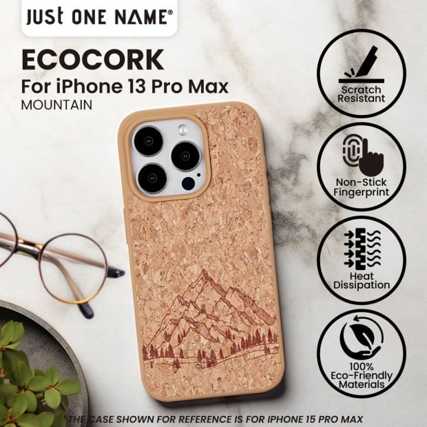 The EcoCork Case for iPhone 13 Pro Max - Mountain