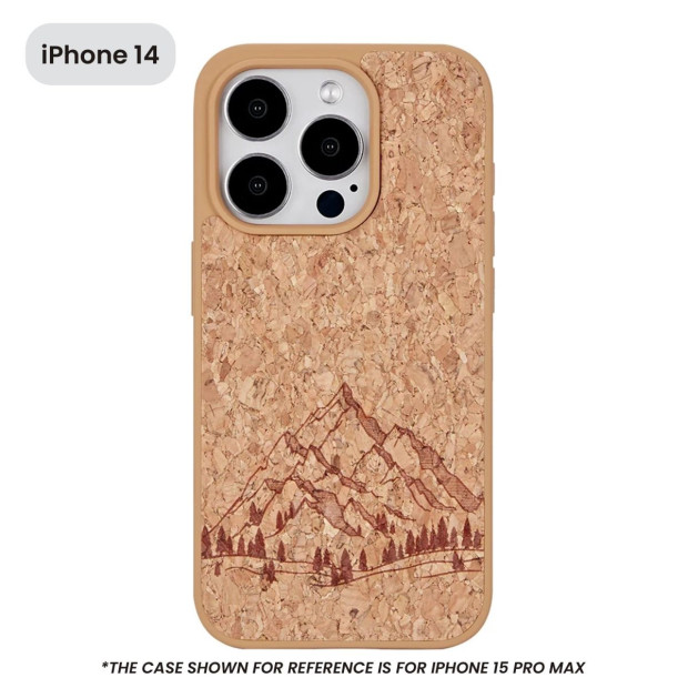 The EcoCork Case for iPhone 14 - Mountain Image 2