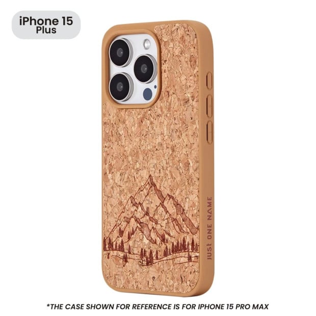 The EcoCork Case for iPhone 15 Plus - Mountain Image 3