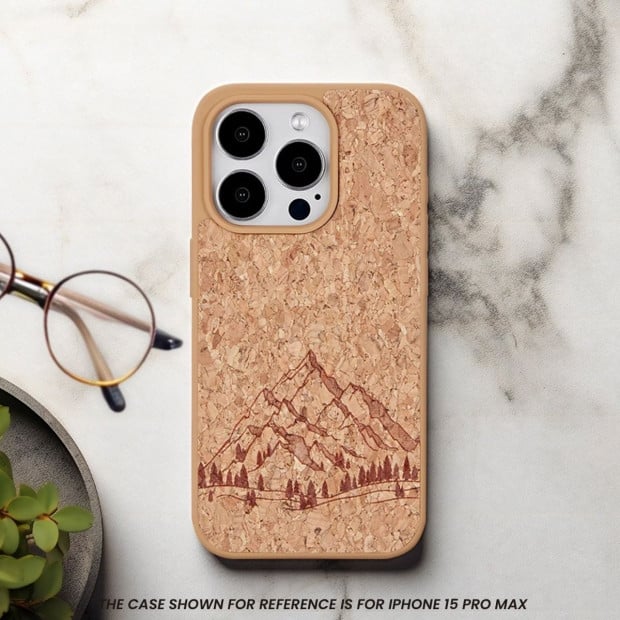 The EcoCork Case for iPhone 15 Pro Max - Mountain Image 5