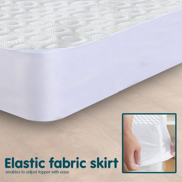 Laura Hill Fitted Cool Max Mattress Protector Image 3