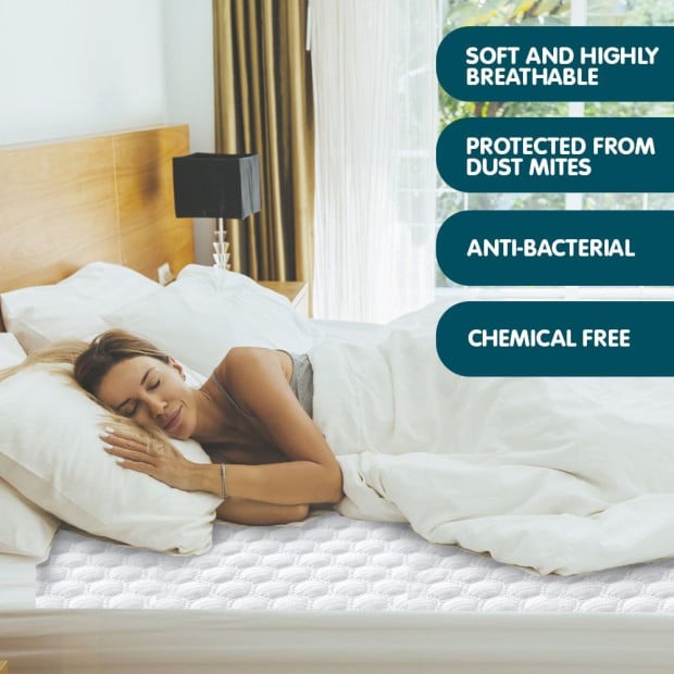 Laura Hill Fitted Cool Max Mattress Protector Image 9