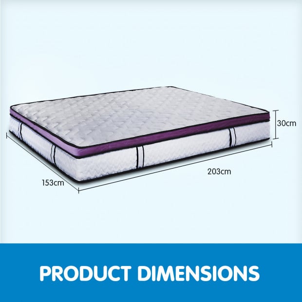 Euro Top Spring Pocket Mattress Queen - 30cm Image 6