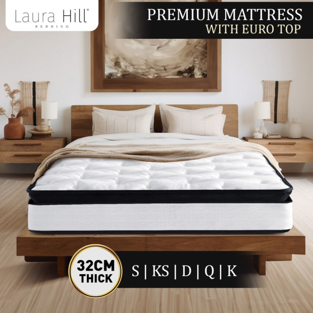 Laura Hill Mattress with Euro Top Layer - 32cm Image 35