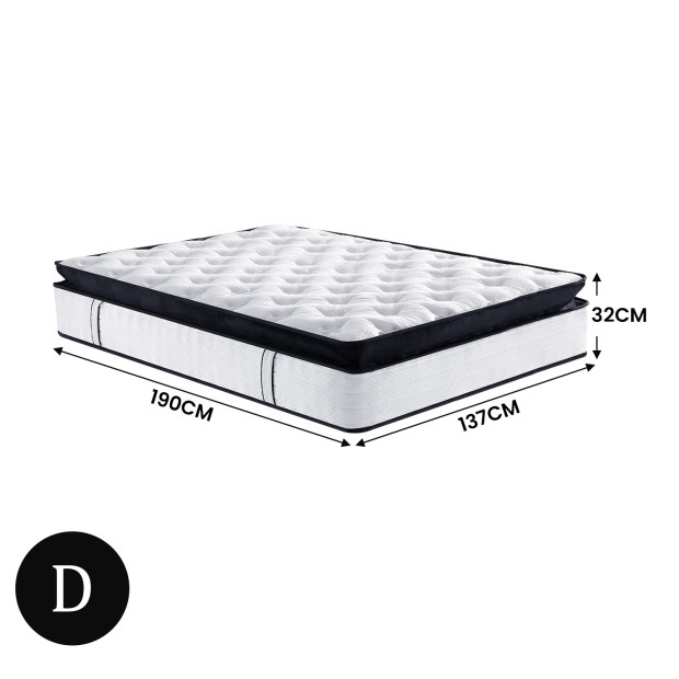 Laura Hill Mattress with Euro Top Layer - 32cm Image 12