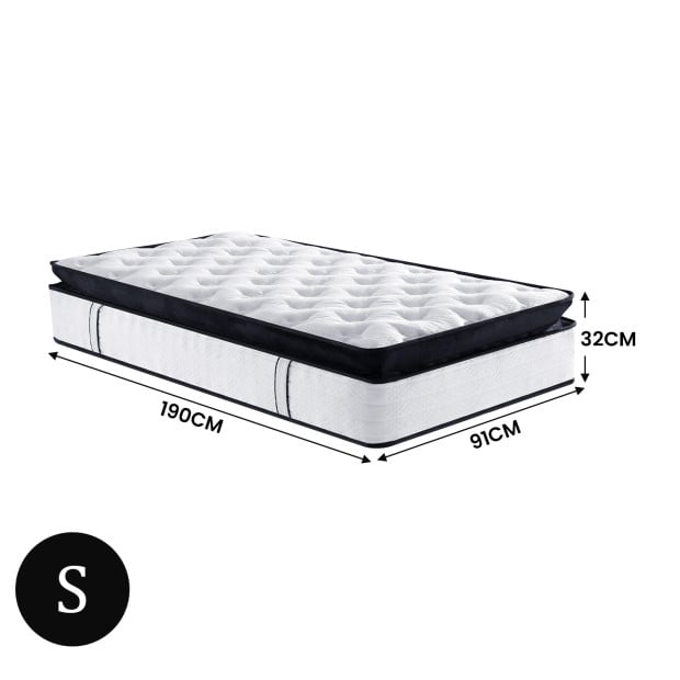 Laura Hill Mattress with Euro Top Layer - 32cm Image 26