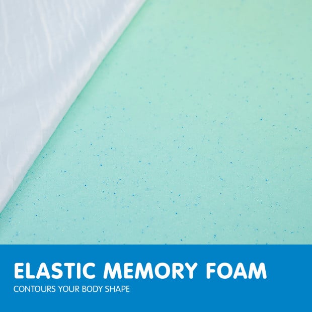 Cool GEL Memory Foam Mattress Topper - Single Image 3