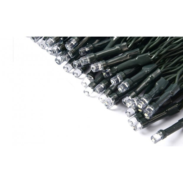 200led 25m Solar Power Thicker String Light Warm White Image 4