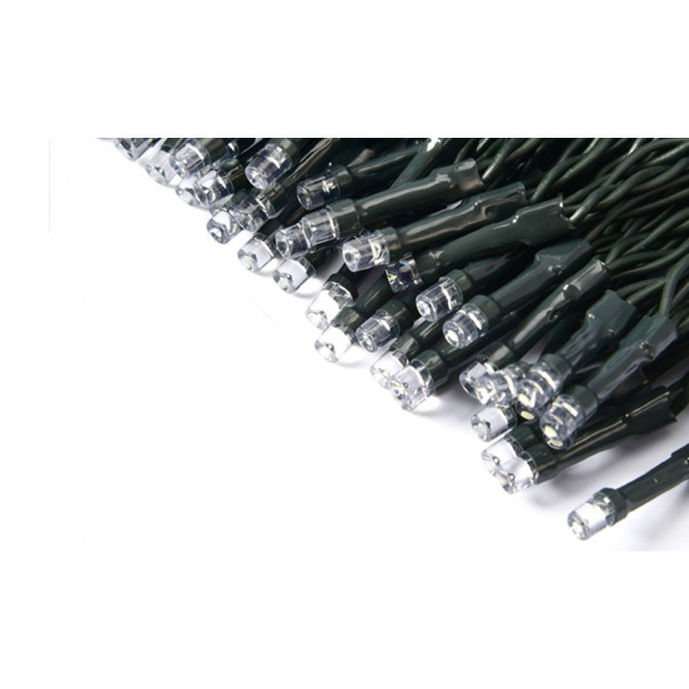 200led 25m Solar Power Thicker String Light Cool White Image 4