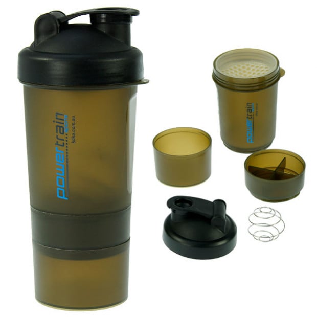 3in1 Smart Sports Drink and Protein Shaker Bottle