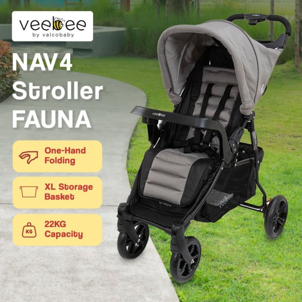 Veebee NAV 4 Stroller - Fauna Image 12
