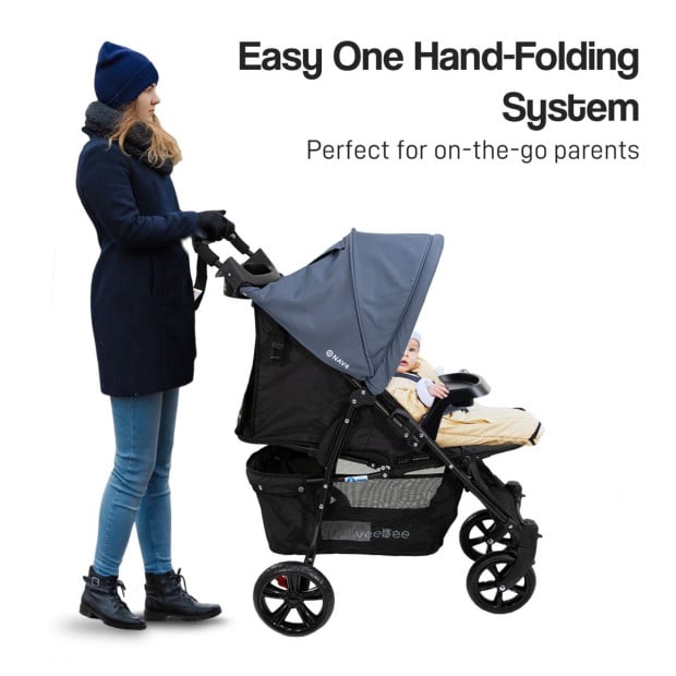 Veebee NAV 4 Stroller - Glacier Image 11