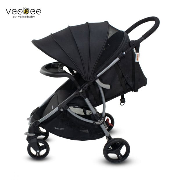 Veebee Dash Stroller with Snack Tray - Moon Shadow Image 2