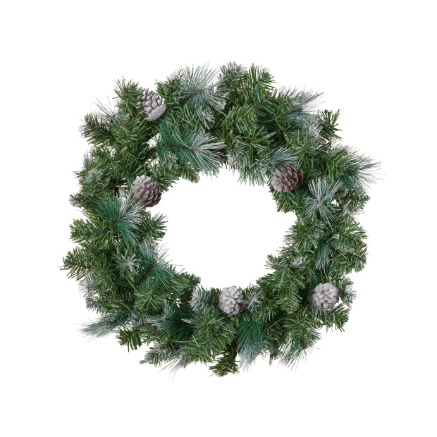 National Tree Company 61cm Bayville Pine Christmas Wreath Image 2