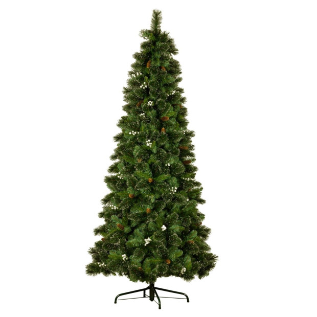 7.5ft Christmas Tree with Twinkle Lights Bryson Pine Image 3