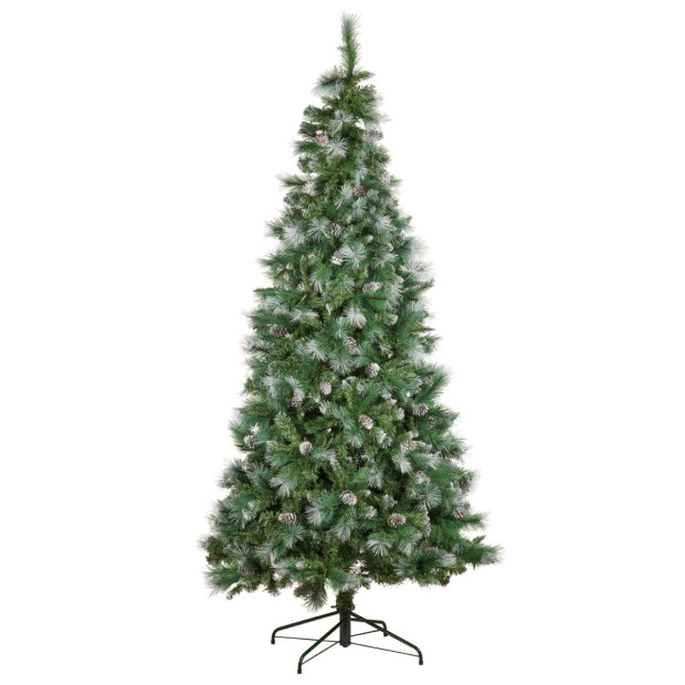 National Tree Company 2.3m Bayville Pine Slim Pre-Lit Christmas Tree Image 2