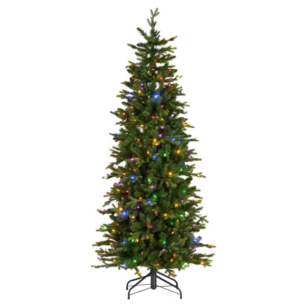 National Tree Company 6ft Slim Carrington Fir Christmas Tree Image 2