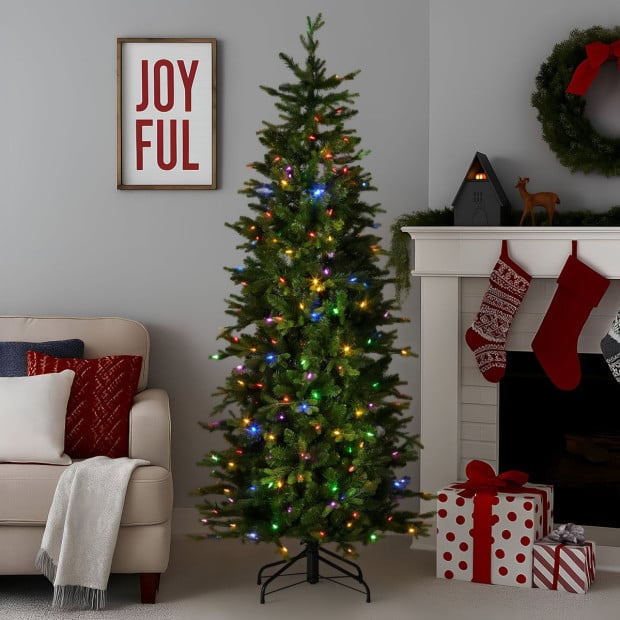 National Tree Company 6ft Slim Carrington Fir Christmas Tree Image 7