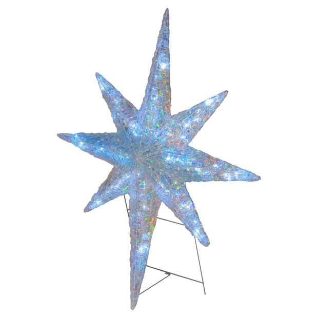 Christmas Display Star with Lights - 107cm Image 2