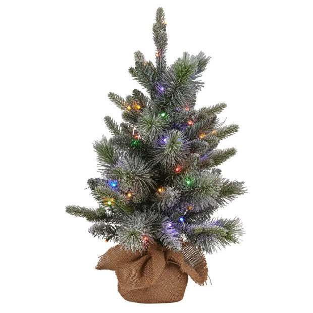 National Tree Company 61cm Battery-Operated Christmas Tree - Snowy Stamford Spruce Image 4