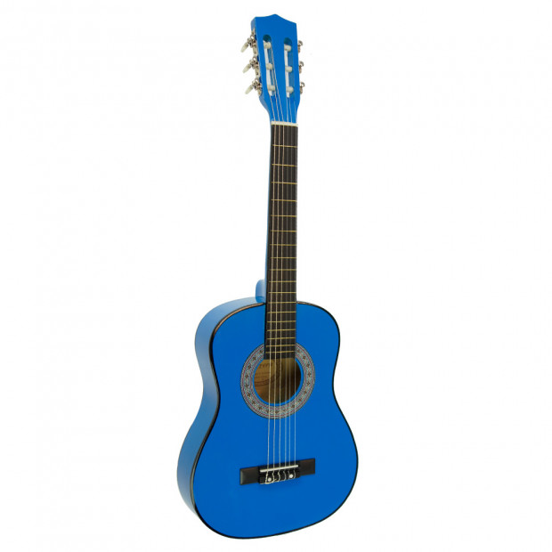 Childrens no-cut acoustic guitar - Blue