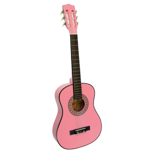 Karrera 34in Acoustic Childrens Guitar - Pink Image 3
