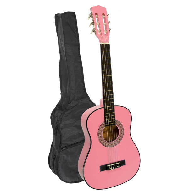 Karrera 34in Acoustic Childrens Guitar - Pink
