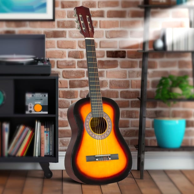 Karrera 34in Acoustic Childrens Guitar - Sunburst Image 8