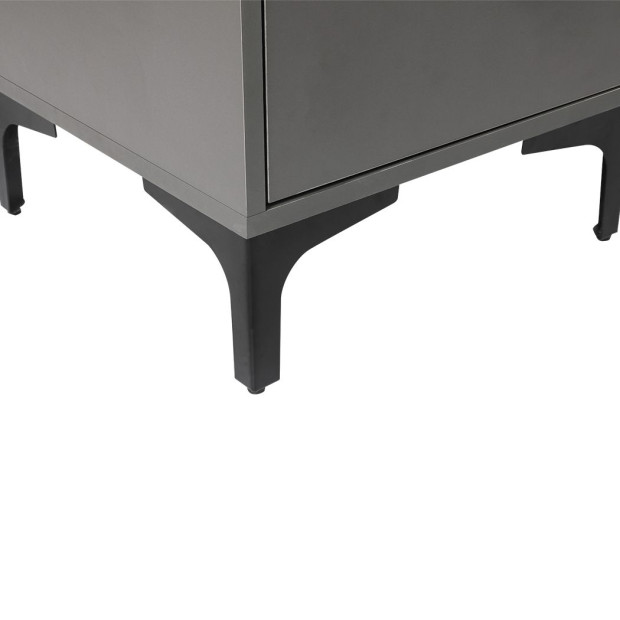 Bedside Tables Side Table Nightstand 2 Drawers Storage Cabinet Image 4