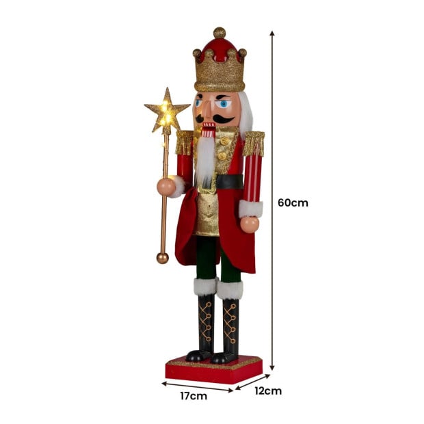 Christabelle 60cm Musical LED Animated Christmas Nutcracker Ornament Decoration Image 3
