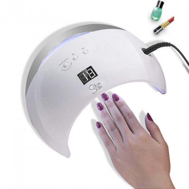 24w LED UV Nail Polish Dryer In White