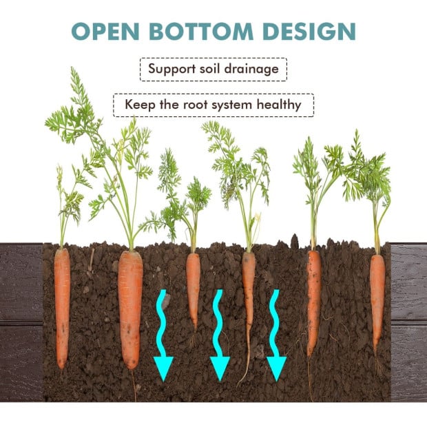 Raised Garden Bed With 2 Configurations Of Rectangular And Hexagon Image 4
