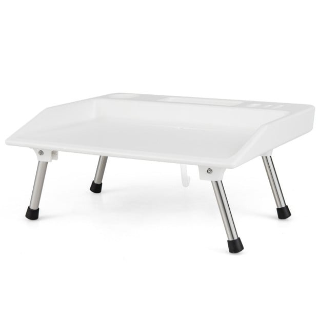 Folding Fish Fillet Camping Table w/ Knife Slots And Drainage Hose