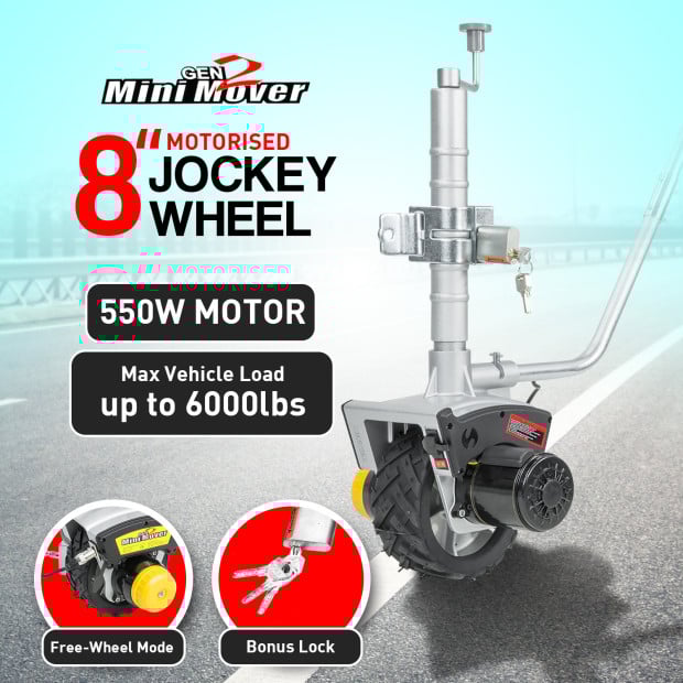 12v 550W Power Jockey Wheel Motorised Electric Mover