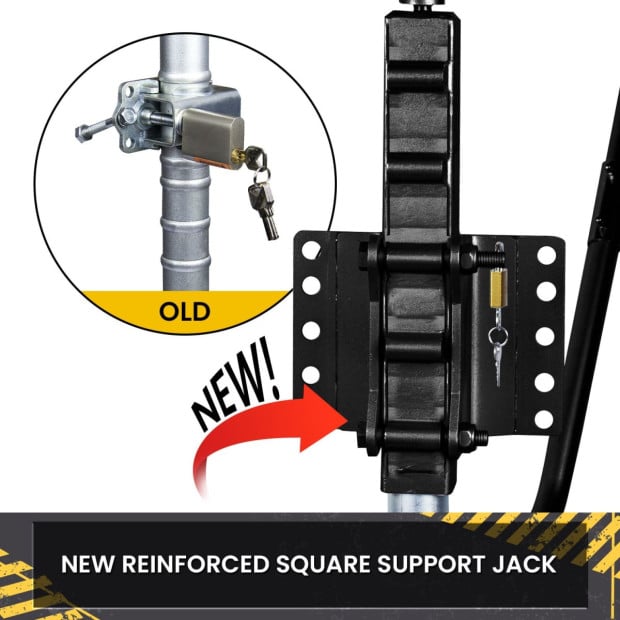 Gen3 Mini Mover 12V 550W Electric Motorised Jockey Wheel - Black Image 13